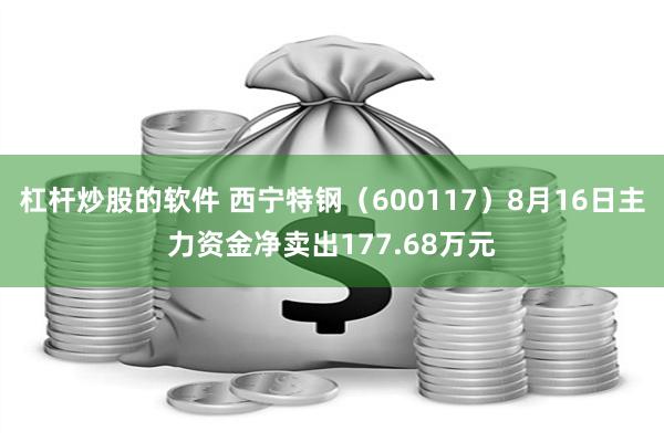 杠杆炒股的软件 西宁特钢（600117）8月16日主力资金净卖出177.68万元